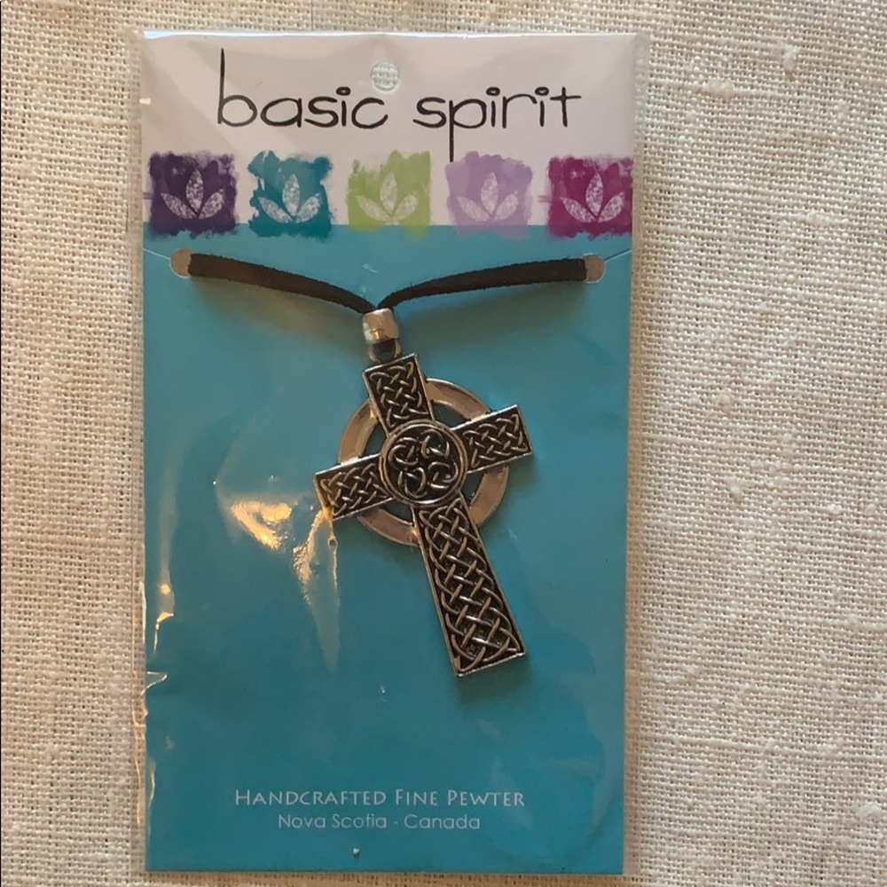 Celtic cross necklace